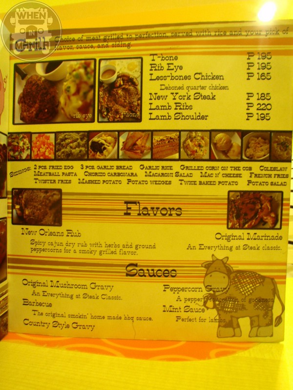 recipe menu