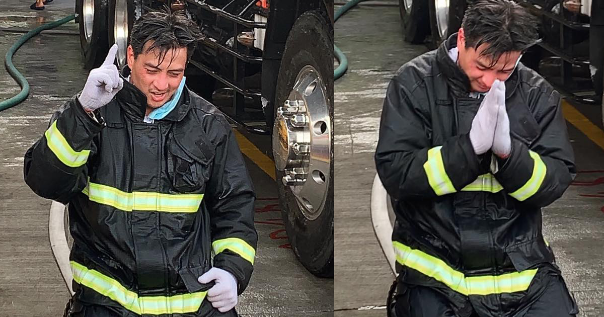 Look Wendell Ramos Is Now A Certified Firefighter When In Manila