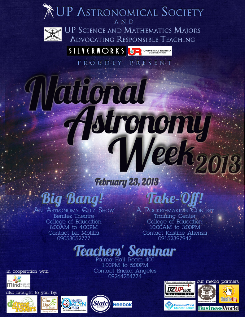 20th National Astronomy Week (NAW) When In Manila