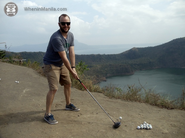 Golf at Taal: Hit a Golf Ball into Taal Volcano For All of Humankind - When  In Manila