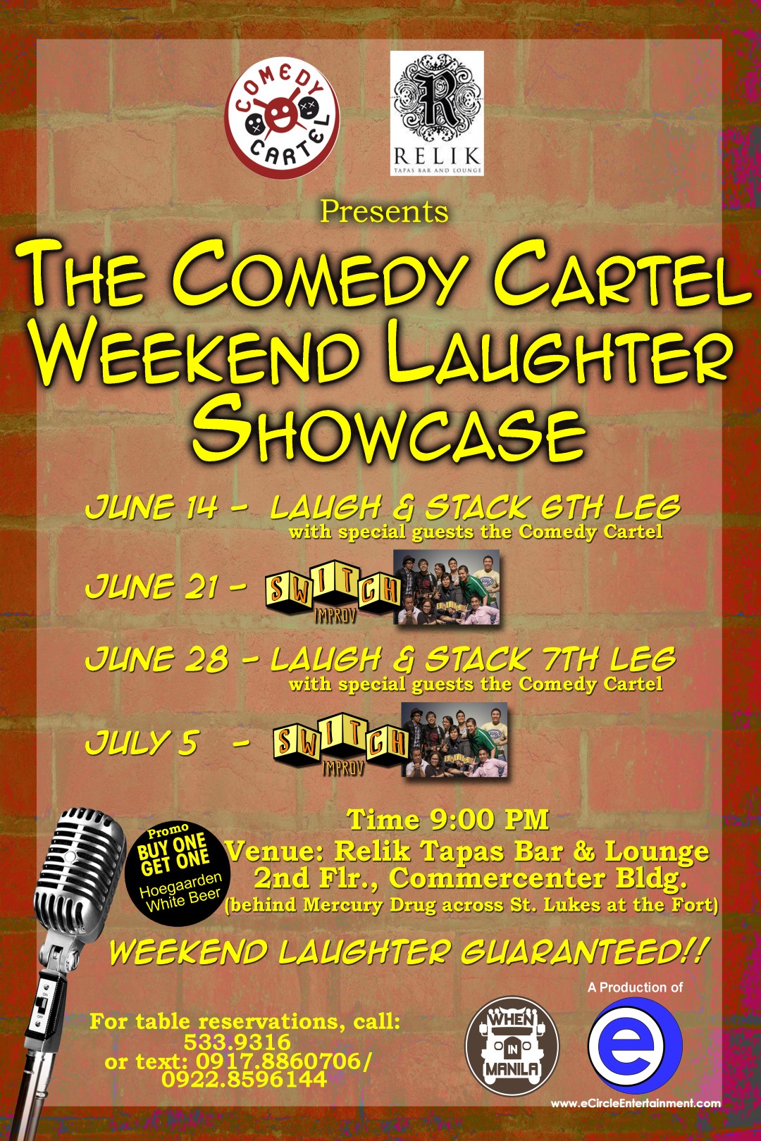 Comedy Cartel Showcase 2