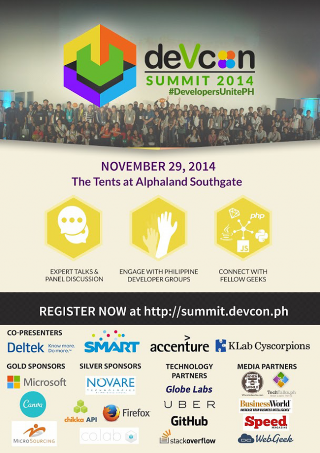 DevCon Summit 2014 Philippines’ Biggest Developer Conference Launches