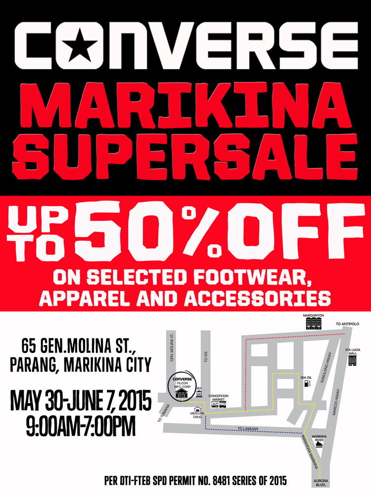 Havbrasme Kollektive Lao Converse Marikina Super Sale—Up to 50& Off! - When In Manila