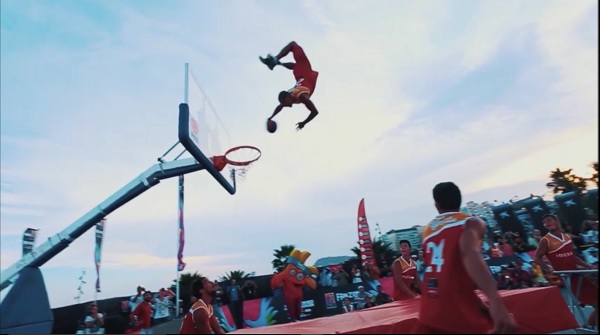 Video: Watch this Insane Basketball Flip dunk! - When In Manila