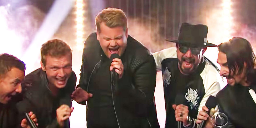 WATCH: James Corden Performs on Stage with the Backstreet Boys - When ...