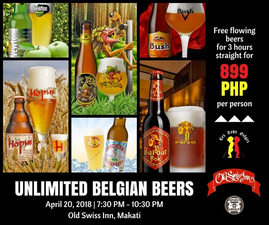 Unlimited Belgian Beers Poster