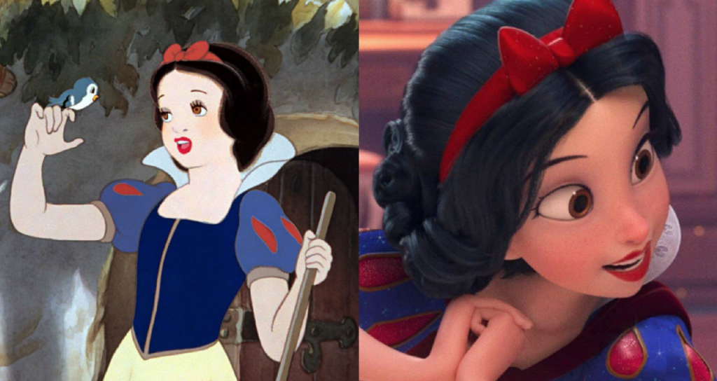 THEN and NOW: Disney Princesses in their original films and in Wreck-It ...