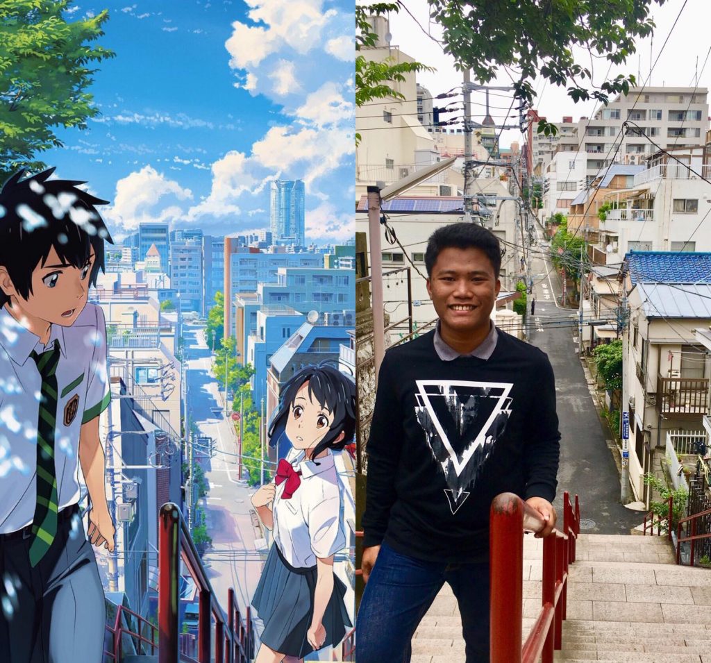 LOOK: This guy looked for real-life locations of 'Kimi no na wa' in Japan -  When In Manila