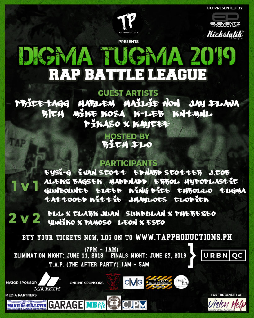 DIGMA TUGMA 2019: RAP BATTLE LEAGUE - When In Manila