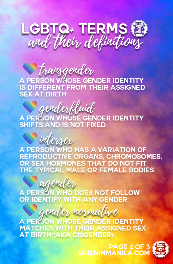 14 Lgbtq Terms And Their Definitions When In Manila