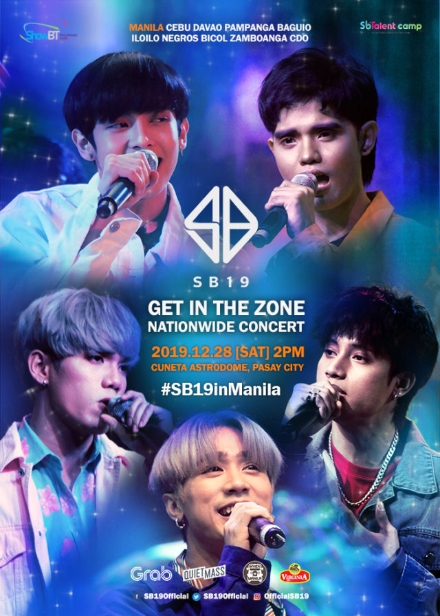 SB19 Get in the Zone! Nationwide Concert Tour When In Manila
