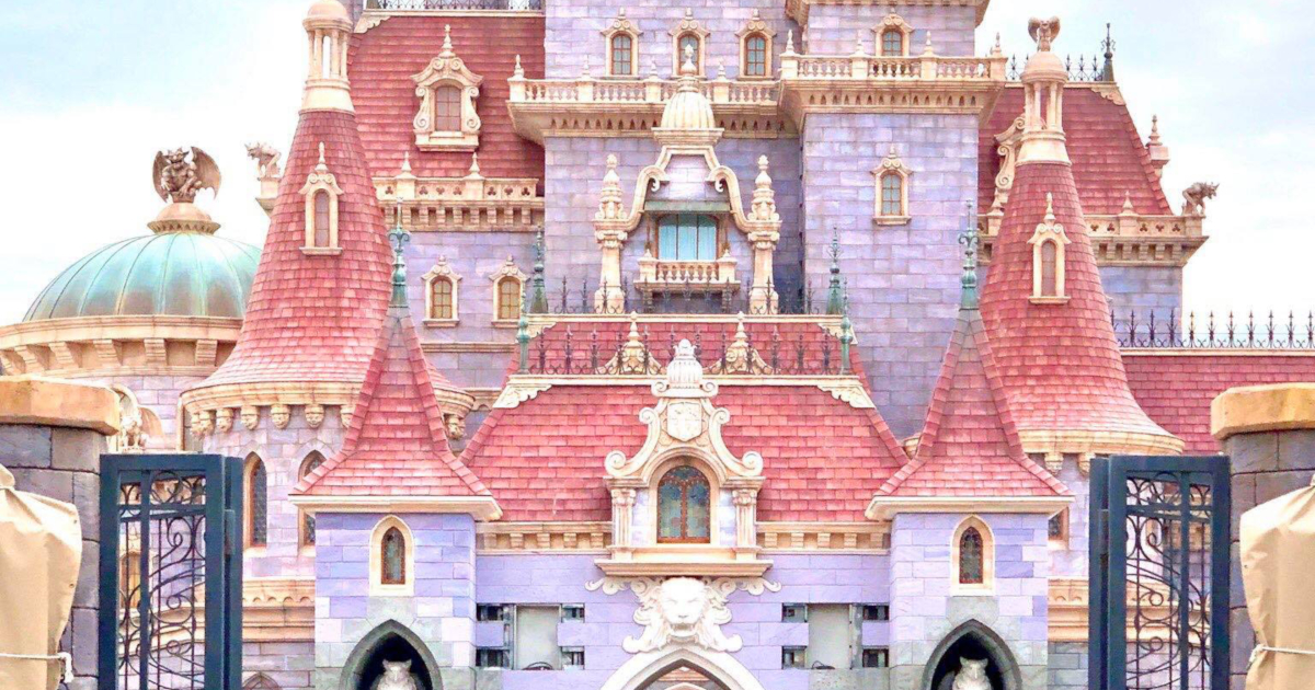 Here S Your First Look At The New Beauty And The Beast Castle In Tokyo Disneyland When In Manila
