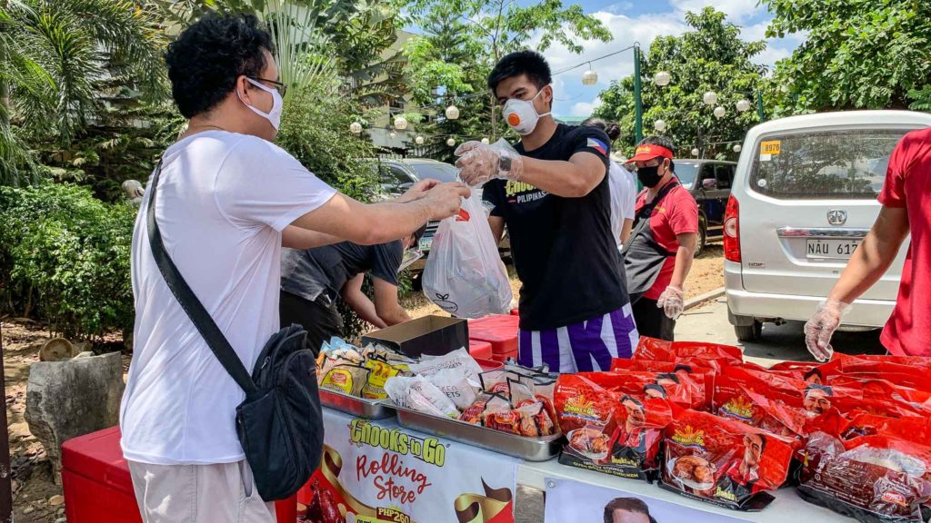 Kiefer Ravena opens rolling store in Cainta to help sell chicken amid ...