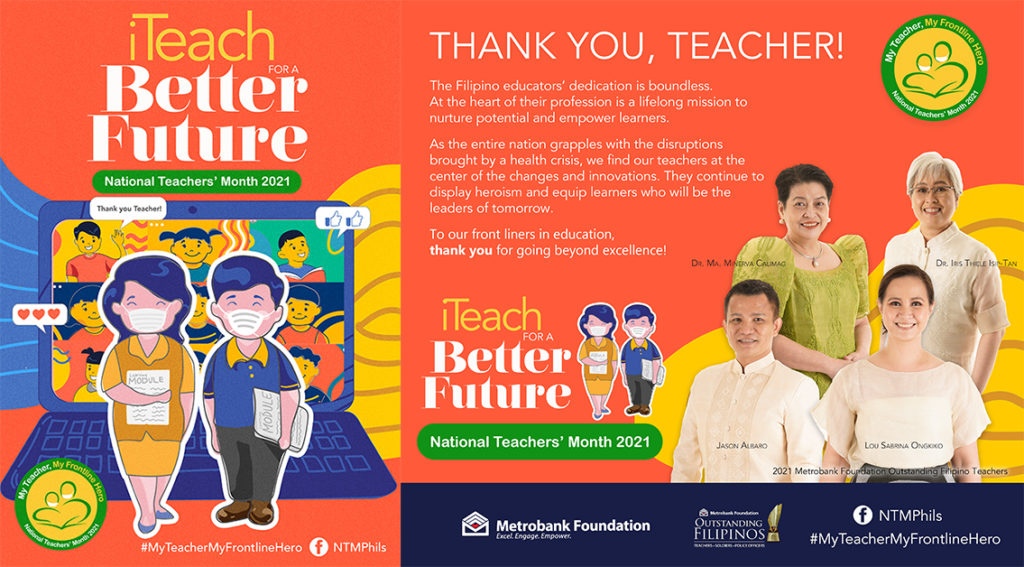 National Teachers’ Month Pays Tribute to Education Frontline Heroes