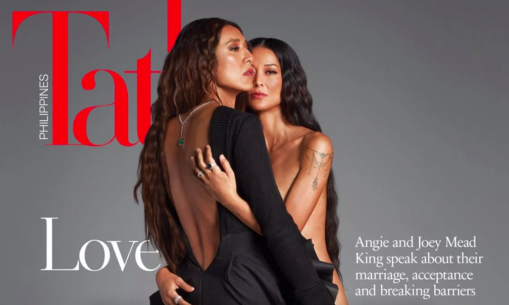 Angie and Joey Mead King Look on the Cover of Tatler