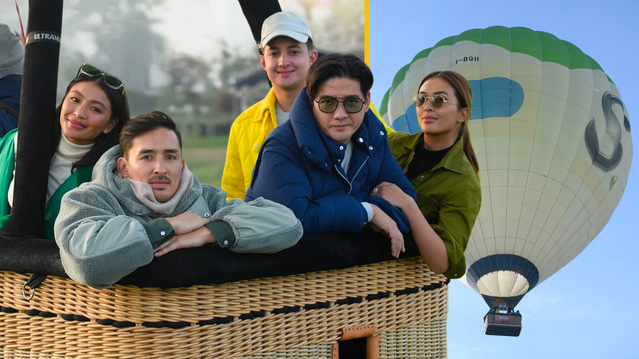 Nadine Lustre, Liza Soberano, and Sofia Andres Ride Hot Air Balloon Over Italy