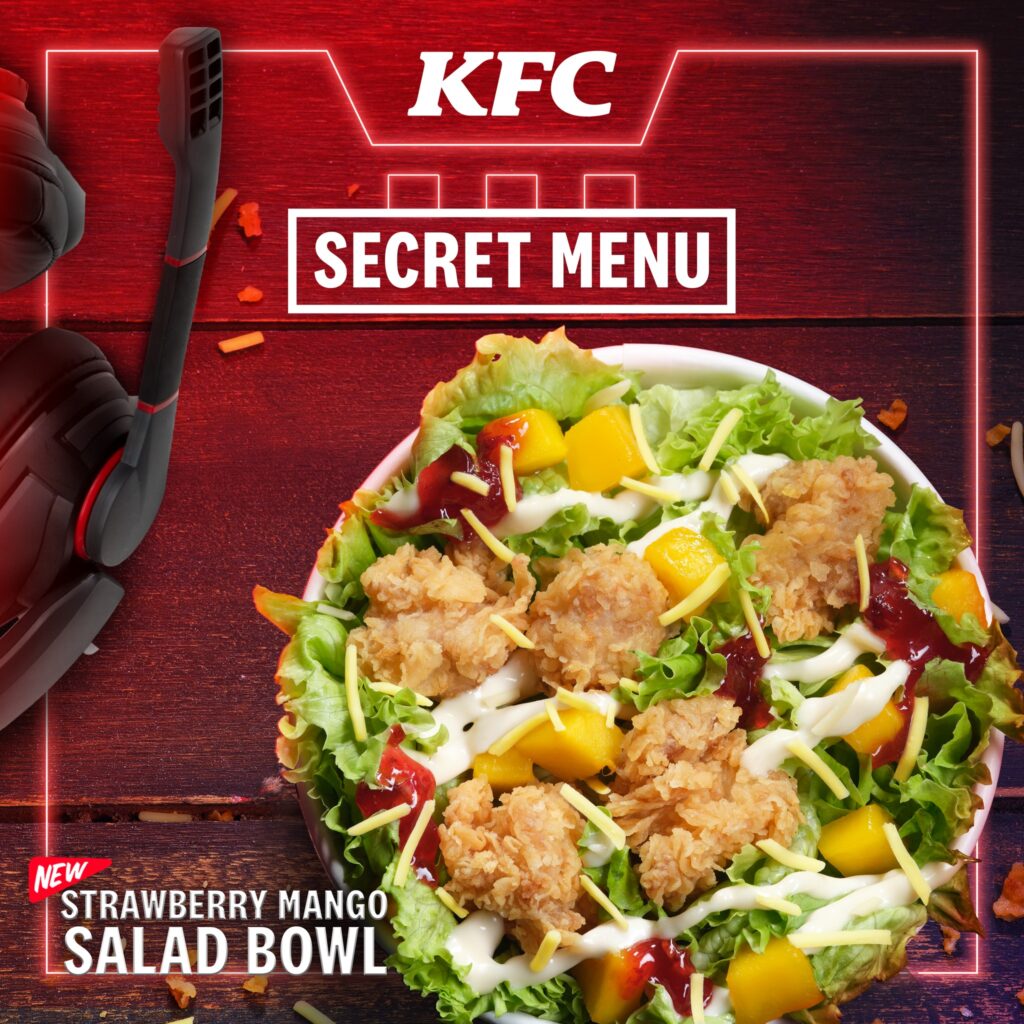 KFC Strawberry Mango Salad Bowl