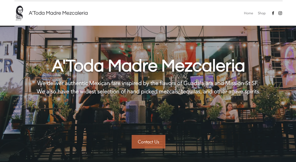 The online bottle shop of Atoda Madre Mezcaleria offers a wide range of agave spirits