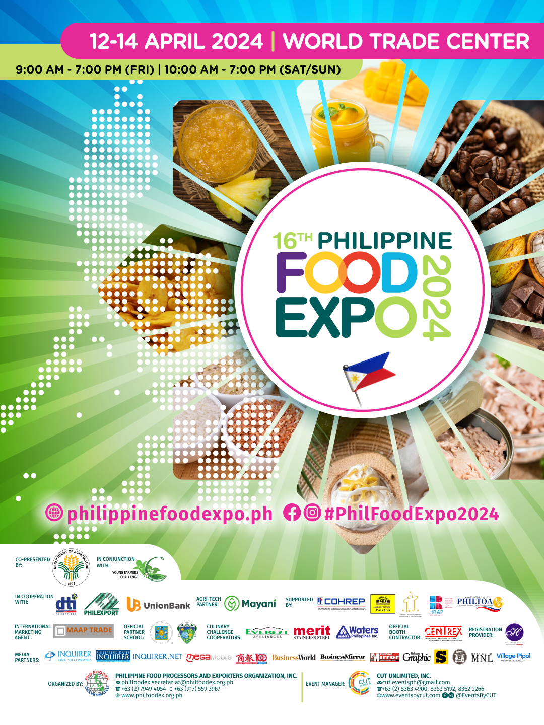 The 16th Philippine Food Expo Returns This April With Bigger Culinary   2024 PFE Poster Digital 1080x1440 RGB 