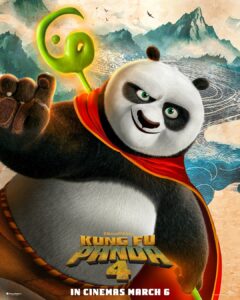 Kung Fu Panda 4 character poster