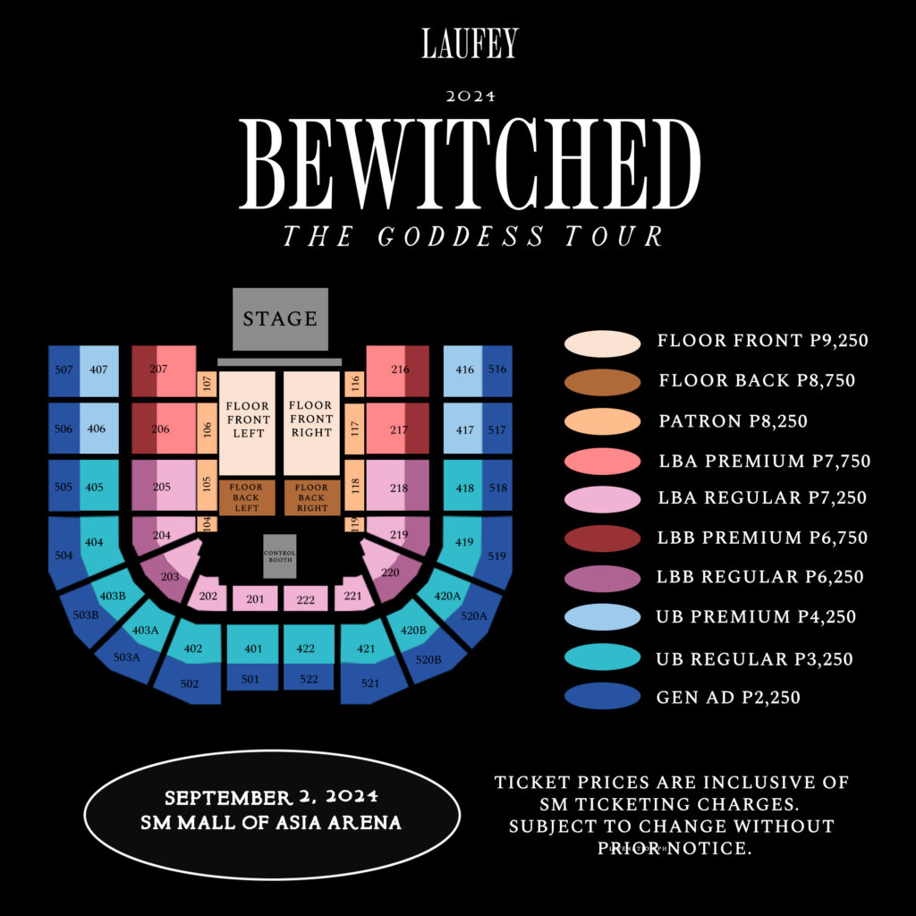 Ticket Selling Details for Laufey's "Bewitched The Goddess Tour" in