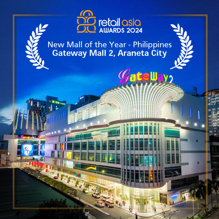 Gateway Mall 2 Wins New Mall of the Year PH Award at Retail Asia Awards ...