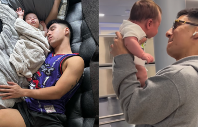 Albie Casiño is now a father