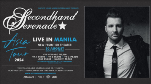 Secondhand Serenade live in manila poster