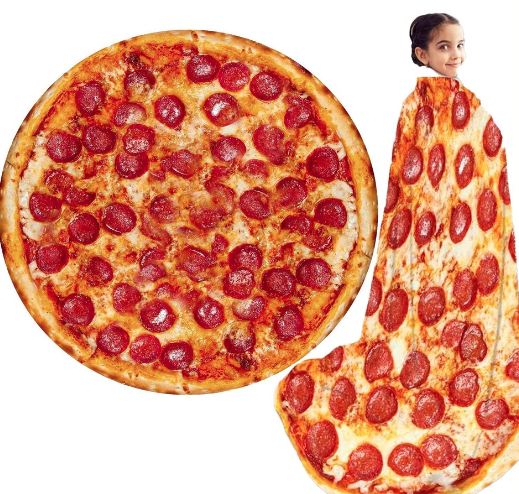 pizza blanket shopee