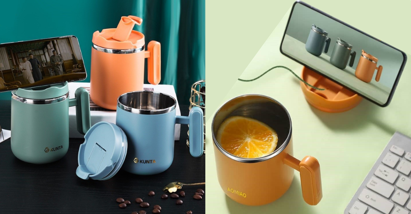 COFFEE MUG PHONE HOLDER SHOPEE