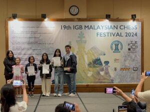 Amber Mariana Maravilla at 19th IGB Malaysian Chess Festival