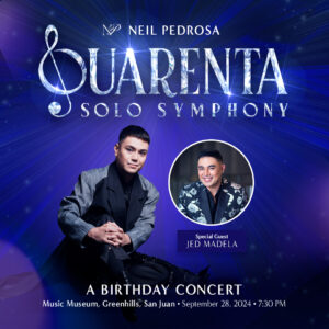 Neil Pedrosa QUARENTA Solo Symphony with Jed Madela