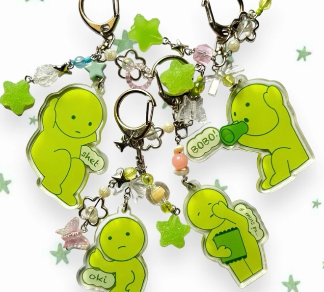 smiski keychain shopee