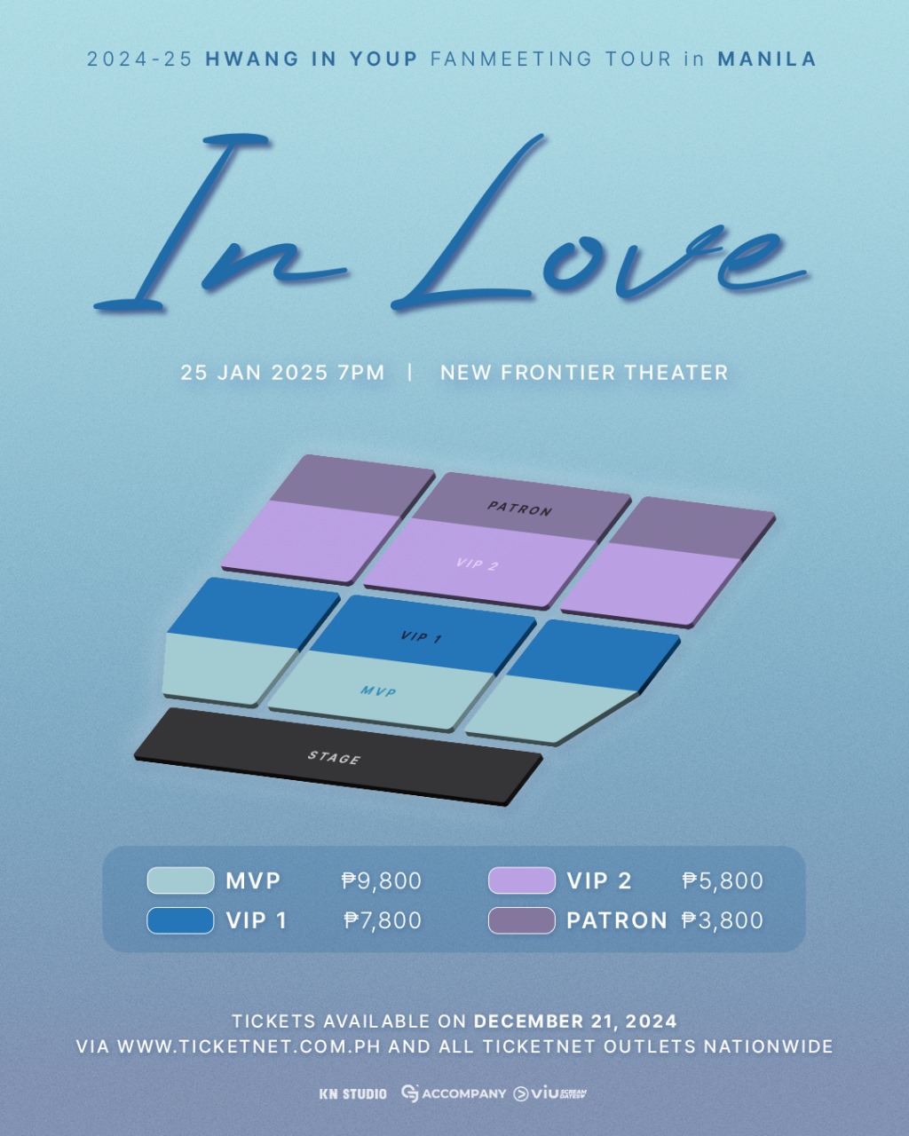 Hwang In-youp 'In Love' FanMeet Manila 2025 Tickets KV