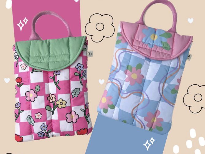 puffy laptop sleeve shopee