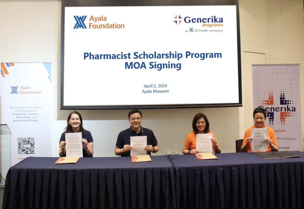 Generika Drugstore, Ayala Foundation’s Scholarship Program Empowers Next Generation of Pharmacists