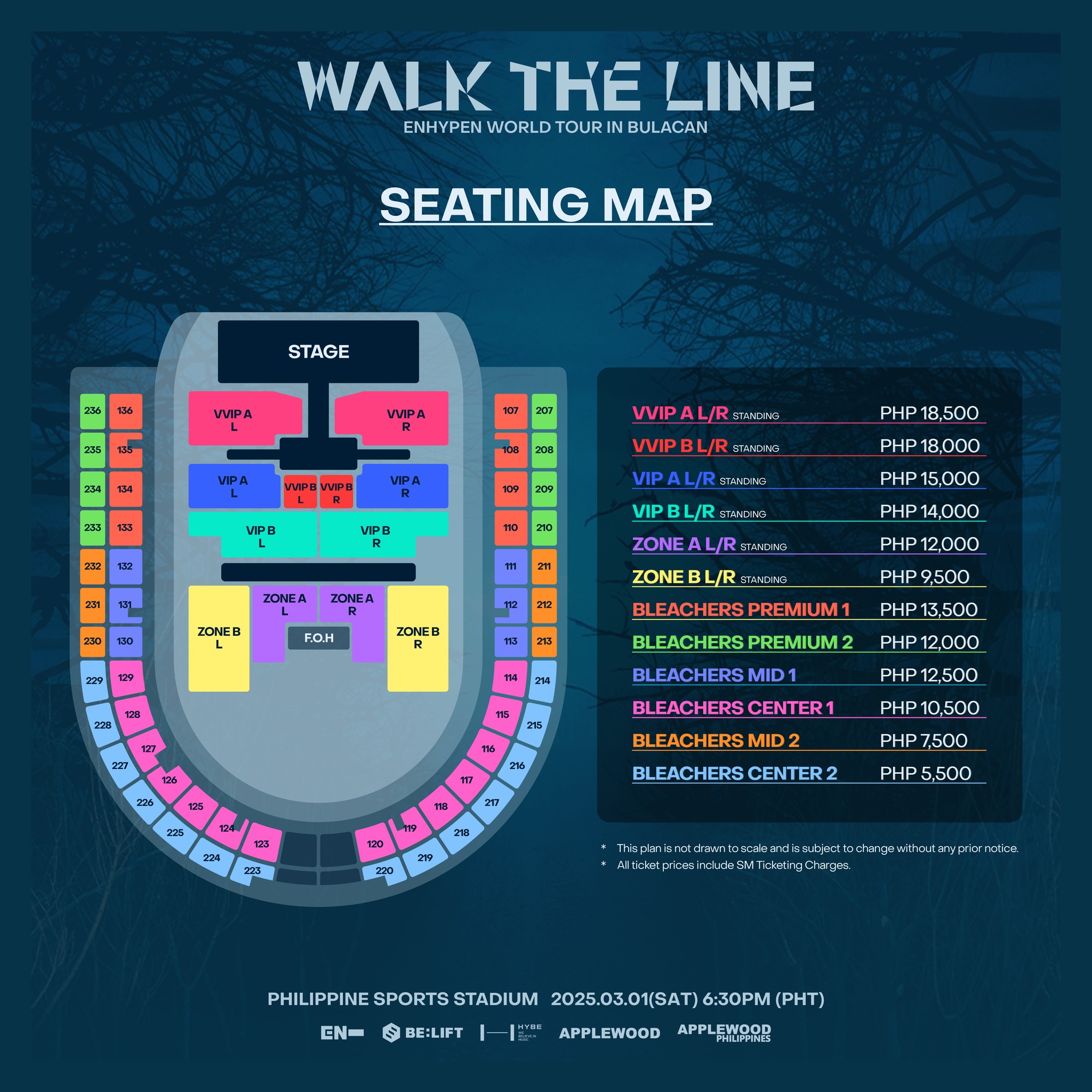 ENHYPEN Manila Concert 2025 Ticket Prices, Seat Map, and Fan Benefits