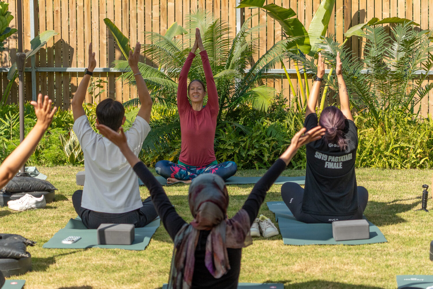 Activities in Hong Kong Group Yoga Session at The Hideout